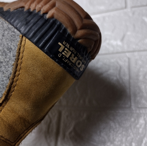 Sorel  Duck Boots Out N About Plus Womens Sz 7.5 Gray Tan Waterproof NL3150-052 - Picture 6 of 9